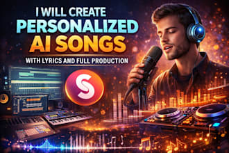 create personalized ai songs with lyrics and full production