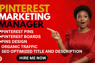 pinterest marketing seo manager promotion organic traffic