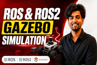build ros ros2 gazebo robot simulation in python