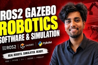 develop ros2 gazebo robotics software and simulation