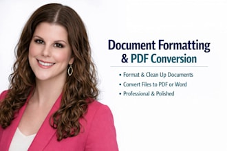 format documents and convert files to PDF