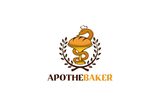 create illustrative logo for bakery, winery, brewery and restaurant