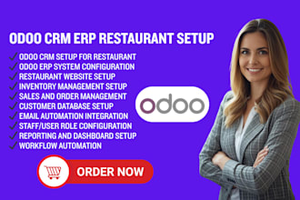 setup odoo SEO CRM, erp system for your restaurant, odoo booking website