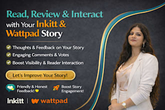 read, review and interact with your inkitt and wattpad story