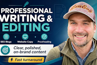 professionally proofread, edit, and rewrite content as your copy editor