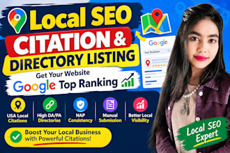 do local SEO citation and directory listing for your website google top ranking