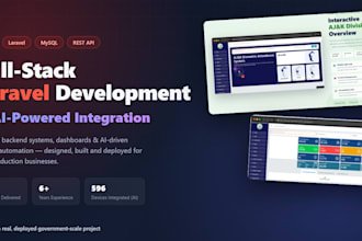 build a full stack laravel app with ai integration