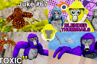 create a custom gorilla tag thumbnail