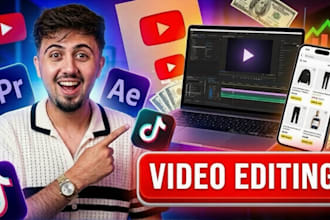 edit professional youtube videos ads vsl and podcasts