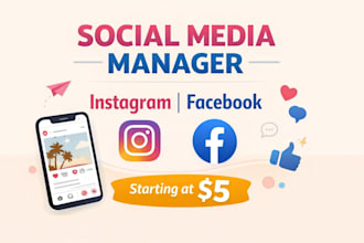 be your professional social media manager