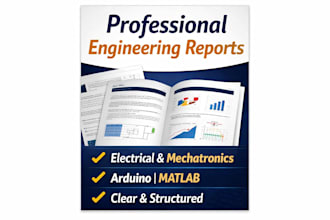 write electrical engineering, mechatronics, arduino and matlab technical reports