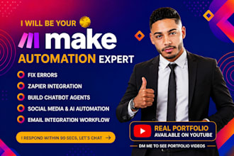 fix error in make com automation make com scenario integromat zapier integration