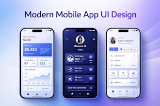 design complete brand identity and mobile app UI UX