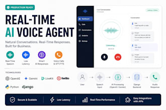 build a real time ai voice agent using openai, gemini, livekit or twilio