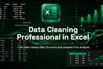 clean messy data, fix errors and prepare it for analysis
