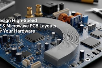design high speed rf pcb and microwave layouts for your hardware