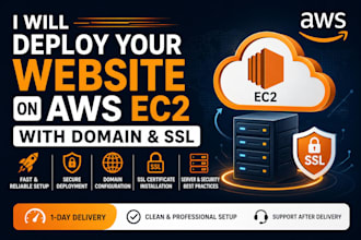 deploy your website on AWS ec2 with domain and SSL