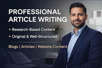 write professional articles and website content