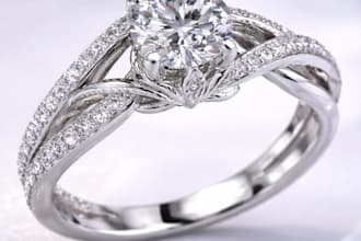 design unique modern diamond ring in 3d cad