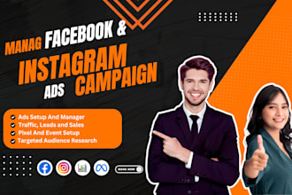 be facebook ads manager and instagram ads setup, mata ads