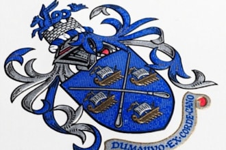design a unique and professional crest logo