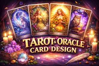tarot and oracle card design