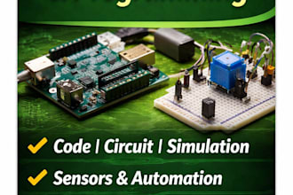 create arduino projects with code, circuit design and simulation