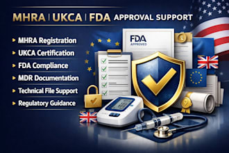 do mhra registration, ukca certificate, fda compliance and mdr documentation