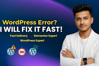 fix wordpress bugs, errors, and elementor issues