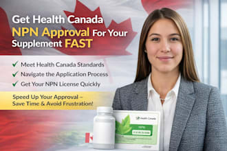 get health canada npn approval for your supplement fast