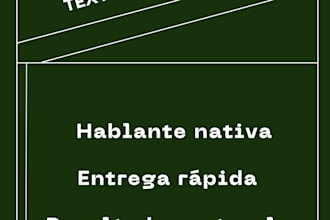 proofread and edit your spanish text
