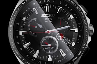 create high quality 3d watch design, wristwatch animations, industrial animation