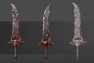 create and optimize 3d characters and props for godot game