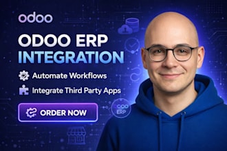 do odoo erp integration, automate workflows and integrate third party apps