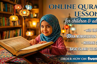 be your online quran teacher and tutor for kids and adults