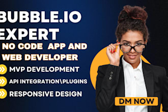 bubble io website, bubble app, bubble mvp, bubble saas as bubble io developer