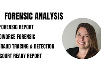forensic accounting, assets tracing for divorce, litigation, fraud detection