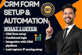 setup gohighlevel form zoho form hubspot form kartra pipedrive web form keap