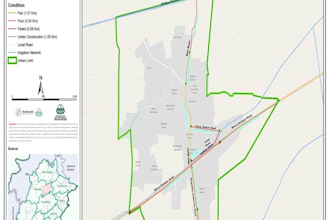 professional gis maps, spatial analysis and cartography projects