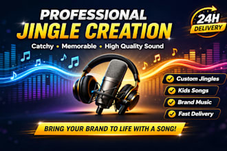 sing female jingle vocals,radio jingle podcast jingle,youtube intro outro music