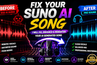 recreate your suno ai song with professional beat production