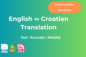 translate english and croatian