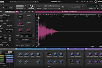 develop functional vst, vst3, au, aax plugins with ,modern gui kits, using juce