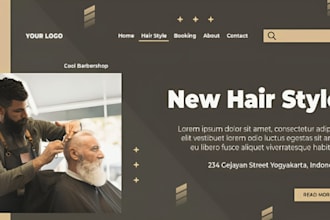 build wix hair salon website barber shop grooming stylist website