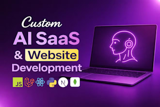 build your custom ai saas app or ai powered website
