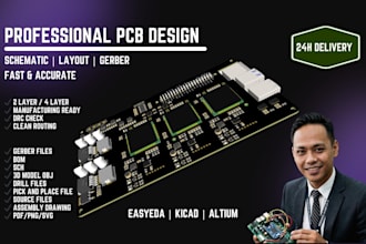 design pcb and schematic for your electronics project