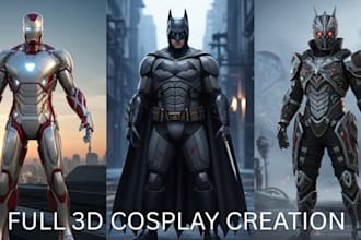 do 3d cosplay armor model 3d weapon 3d sword 3d props armor video game cosplay