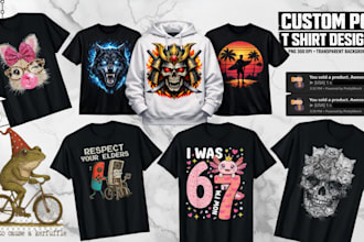 do merch shirt design for merch by amazon printful printify