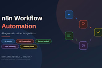 develop n8n automation, n8n workflow, ai automation, or n8n ai agent