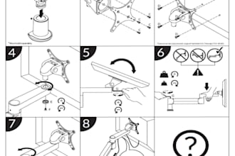 draw high quality instruction manual step by step and assembly instruction